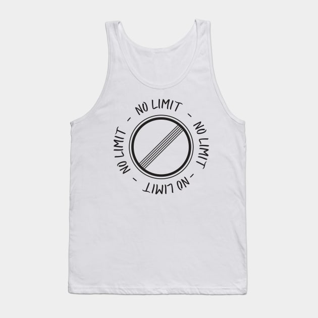 No Limit Tank Top by SM Shirts
